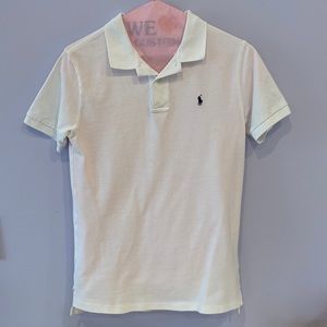 Polo Ralph Lauren White Polo Shirt Boys Medium